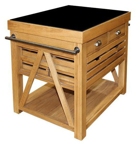 Haus am Meer Kücheninsel Cragmere mit Granitplatte | Wayfair.de